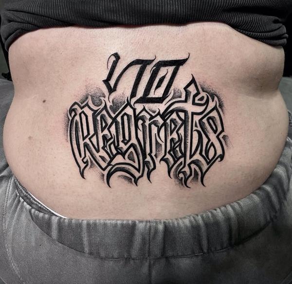Lettering lettering tattoo by @lune82er