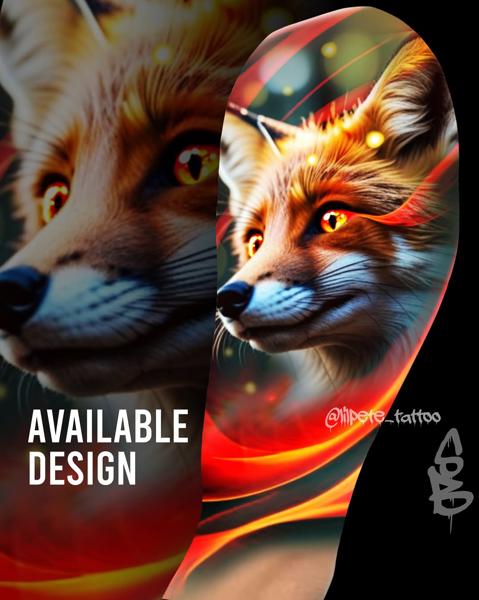 Realism realistic fox tattoo by @lilpete_tattoo