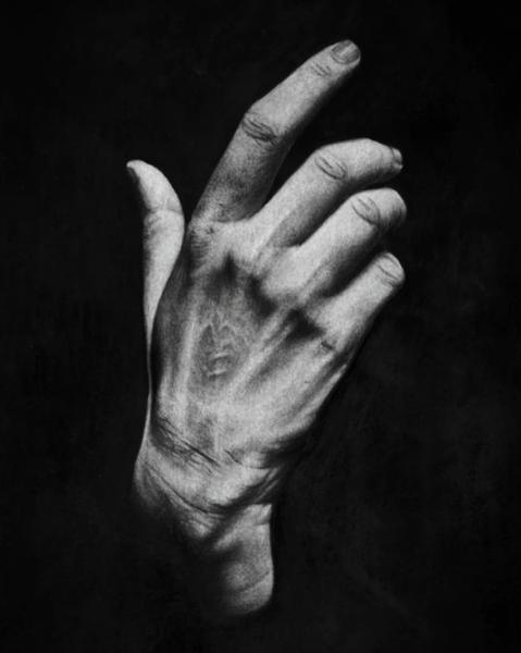 Realism realistic hand tattoo by @bex_hoodless