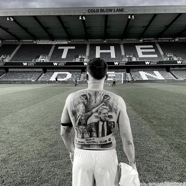 Realism lion football portraits tattoo by @startattooist