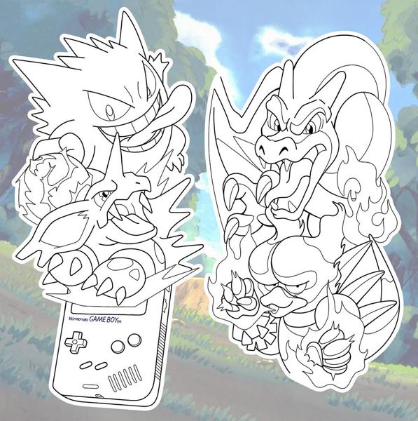 Anime pokemon characters tattoo by @sabstars