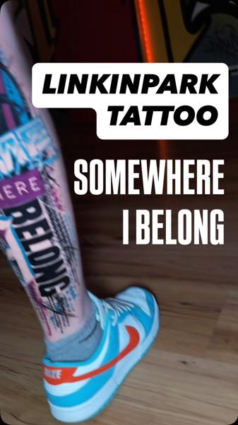 Text linkin park text tattoo by @sebfuryone