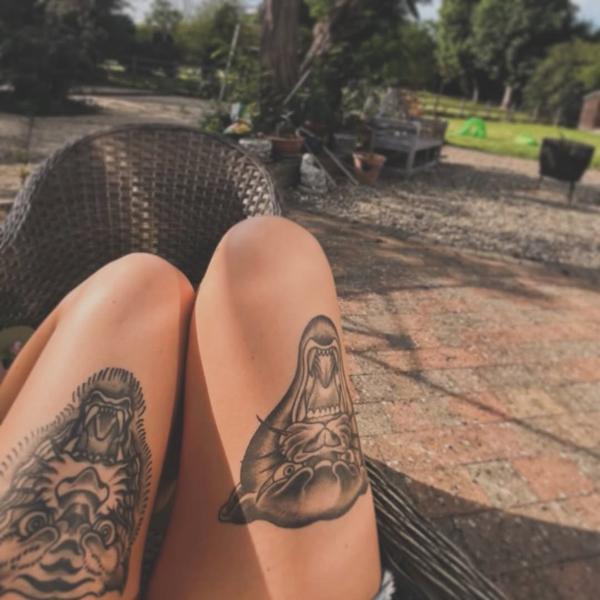 Realism shark head tattoo by @shuhari_tattoo