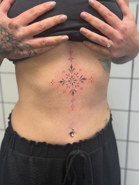 Ornamental ornamental mandala tattoo by @tattoozbysteve