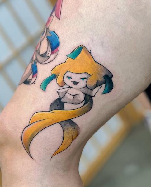 Anime pokemon character tattoo by @vitoortattoo