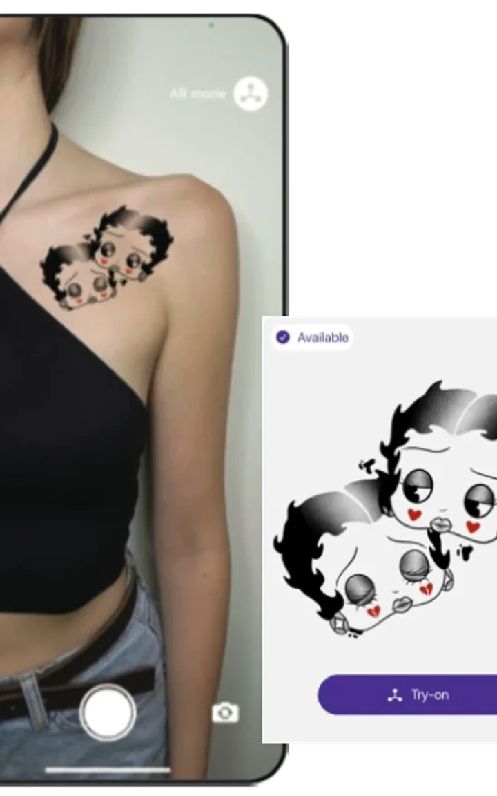 See the tattoo on your body before you decide
